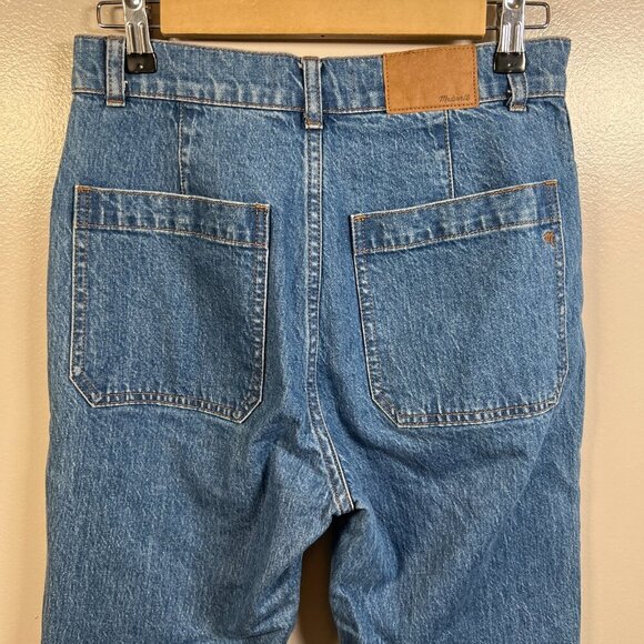 Madewell 90s Straight Utility High Rise Jeans Size 26 Blue Denim Retro - Picture 9 of 12